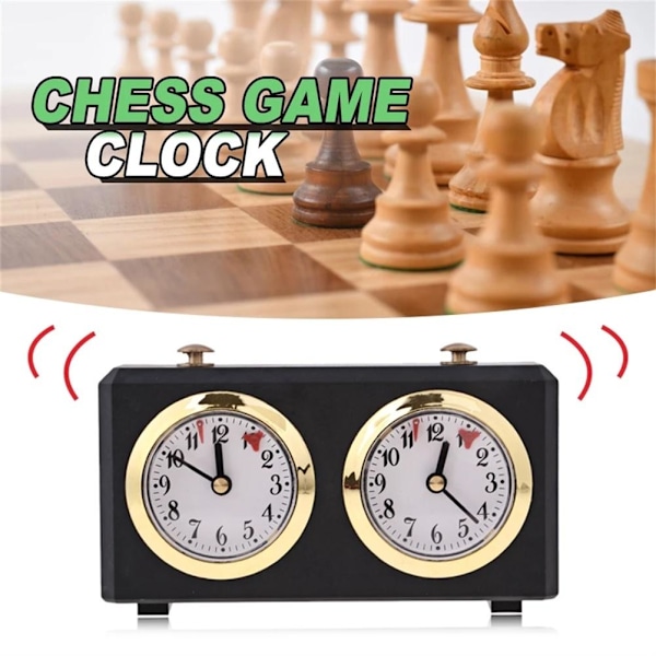 【NX】Schacktimer Schackklocka Count Up Count Down Timer Internationell schacktimerklocka (Behöver inget batteri)