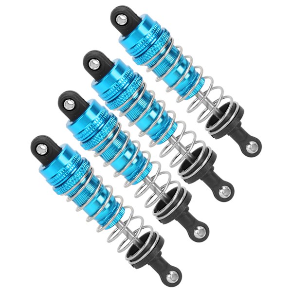 4st RC metallstötdämparsats för MN86 MN86S MN86K MN86KS 1/12 RC CrawlersBlue
