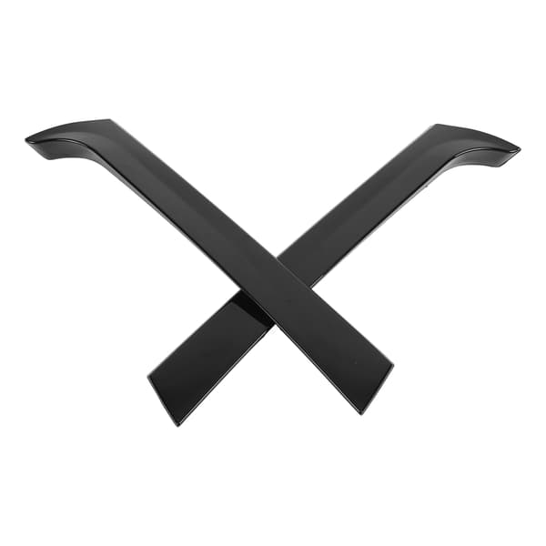 【NX】Par bagrude sidespoiler vinge Canard Splitter Trim ABS blank sort erstatning til MK2 2017+