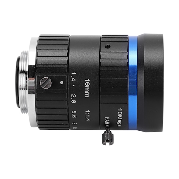 10 MP objektiv C-fäste 16 mm brännvidd 1 tum bildformat Manuell bländare för industriell kamera