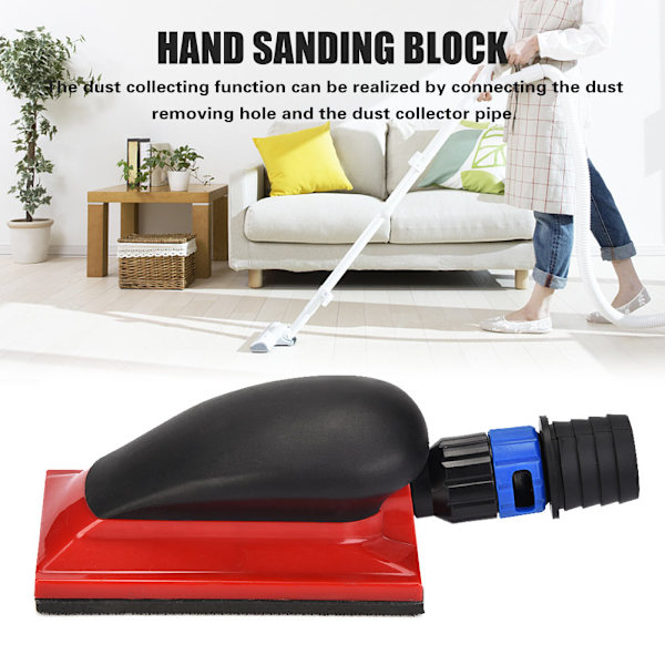 Håndstøvsuger Slibning Slibesvamp Blok Støvfri 125*70mm