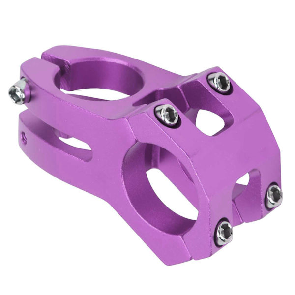 LUNJE 31,8X45MM Mountainbike Styre Stem Aluminiumlegering Hul Kort Styre RiserPurple