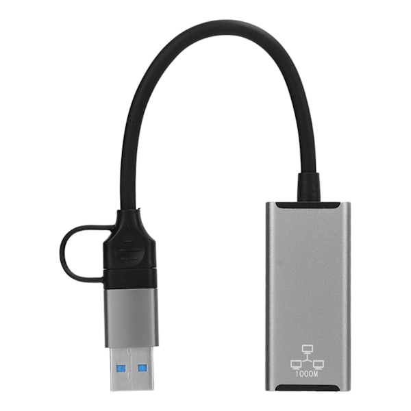Gigabit Ethernet -sovitin Ammattimainen vakaa USB-verkkoadapteri Windowsiin