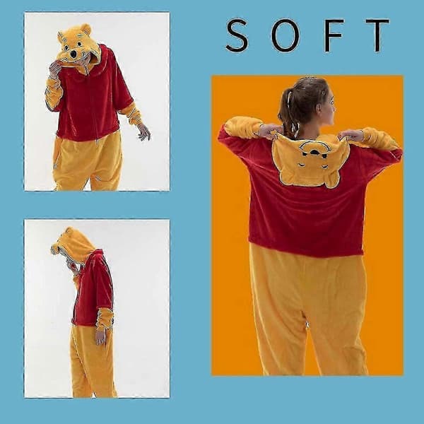 Cosusket Tettsittende Unisex Pyjamas Ole Brumm Pooh S