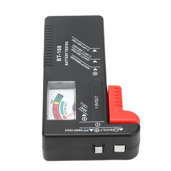 【NX】Pointer BT168 Batterikapacitetstester Bærbar batterikontrol Kompatibel med 1,5V 9V batteri