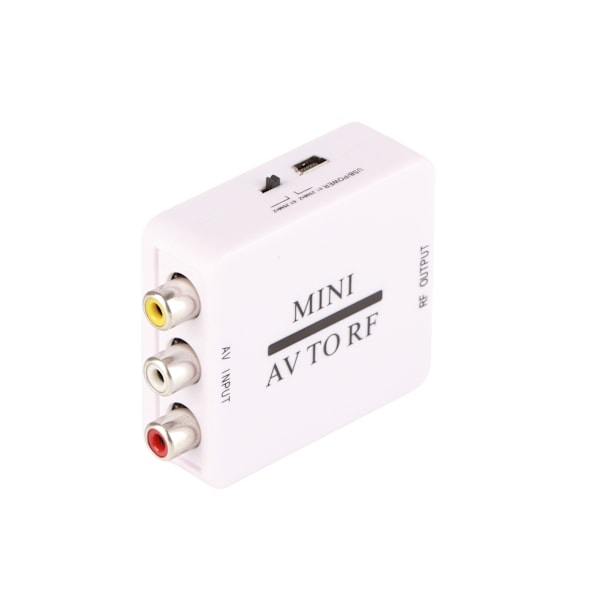 AV till RF-omvandlarbox TV-signalomkopplare RF 67,25Mhz 61,25Mhz AV till RF