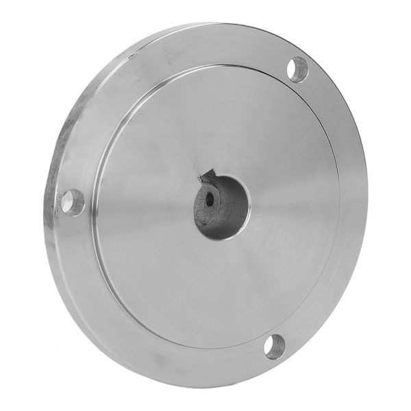 Dreiebenk frontplate høyt manganstål 3 hull 130 mm tilbehør for K11‑130 K12‑130 K72‑130 22 mm / 0,87 tommer