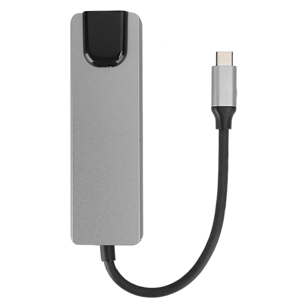 5-in-1 Type-C Hub HDMI-sovittimella 4K Type-C Gigabit Ethernet RJ45 laajennusporttiin