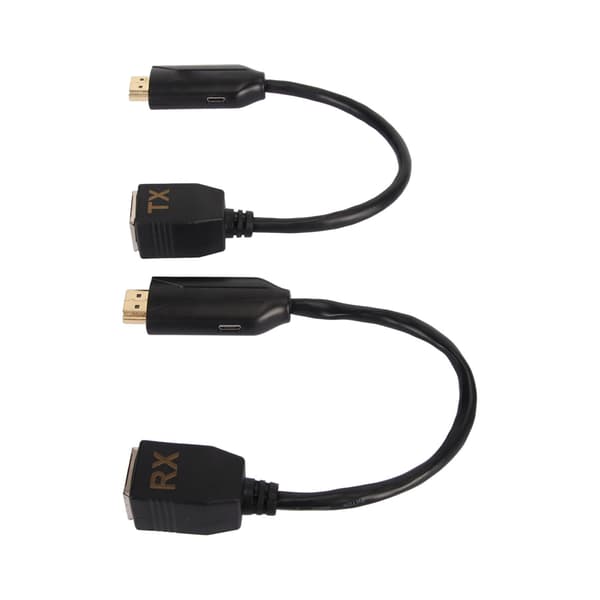 HD Multimedia Interface Extender Full HD 1080p over Cat5e Cat6 Opptil 196,8 fot RJ45 Ethernet-sender/mottaker 100‑240V EU-plugg