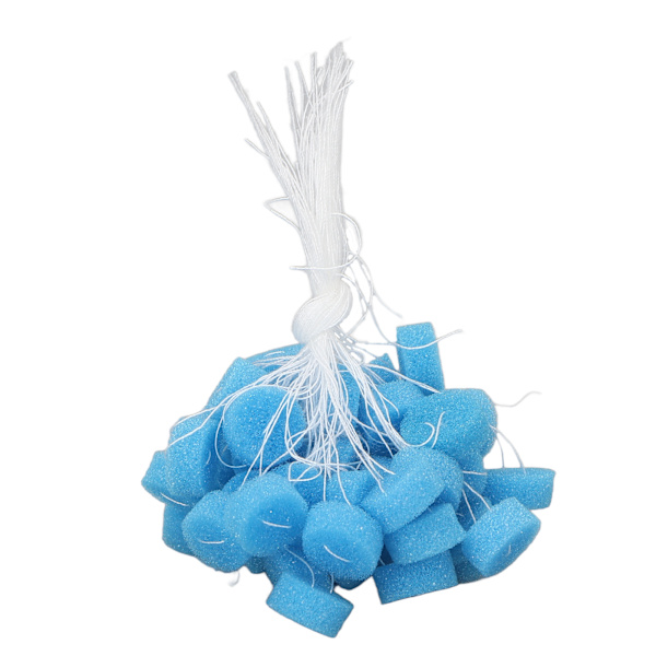 50 st Hörapparat Öronskydd Bärbar Flexibel Sponge Ear Plug Hörapparattillbehör för ElderlyXL Blå