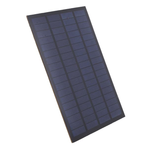 Bærbar 2,5W 18V Polysilicium Solpanel Solladestation Modul til Lavstrøms Elektriske Apparater 194x120mm