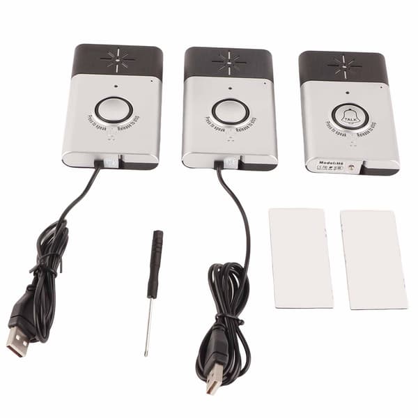 Smart Wireless Voice Intercom Dörrklocka Access Control System Inomhus/Utomhus DörrklockaSilver