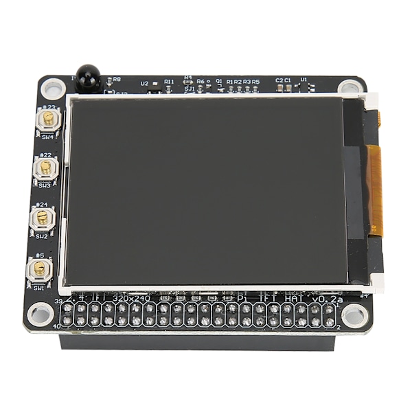 LCD Skærm TFT Mini Display til Raspberry Pi 4B 3B 2b a 6 Knapper 2.4 tommer 320 x 240