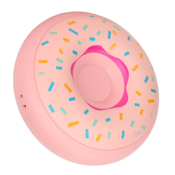 Elektrisk handvärmare USB-uppladdningsbar 3-växlad donutform Fickhandvärmare för resor Hemmakontor Rosa A