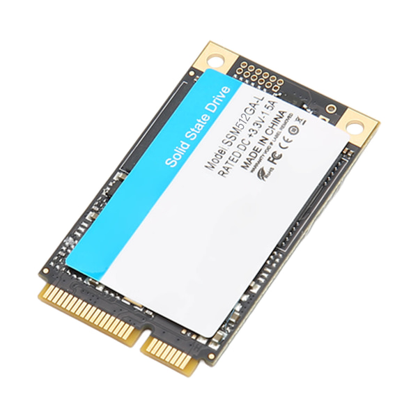 MSATA SSD 500MB/S Leshastighet 450MB/S Skrivehastighet Høyhastighets 3D TLC NAND SATA 3.0 SSD M.2 SSD for stasjonære datamaskiner Nettbrett 512GB