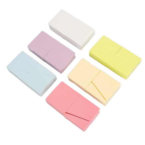 6 förpackningar Small Gradient Nails Mjuka svampar Mångfacetterad Tillgänglighet Manicure Art Tool Set