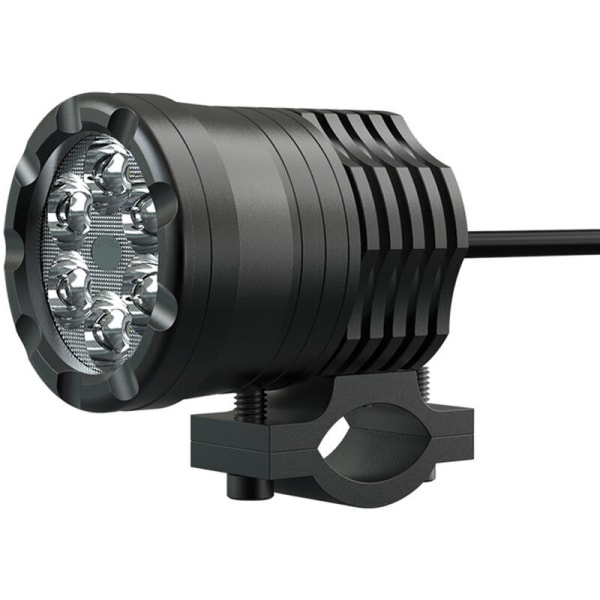 30W vattentät LED-strålkastare Super Bright Aluminium Körlampa för Universal Bil Motorcykel Scooter, Modell: Svart 100