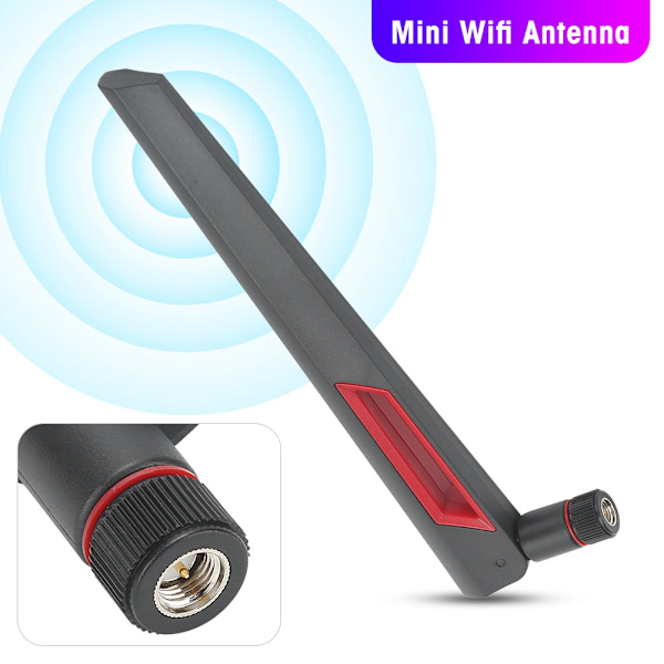 Miniantenne trådløst router netværkskort 2,4G /5,8G eksterne wifi-antenner Y210 SMA