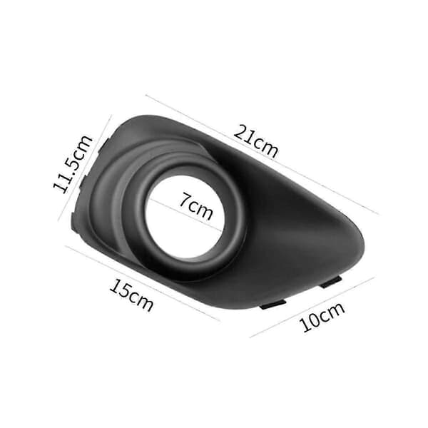 1 par tåkelysdeksel foran støtfanger grill lampe ramme 68109871aa 68109870aa passer til Compass 2