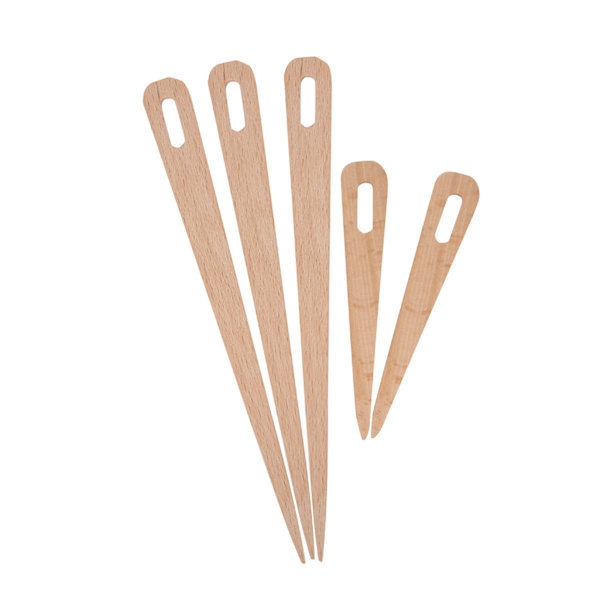 5 ST DIY Stickstickor för stora ögon i trä Gobeläng Vävhantverksverktyg