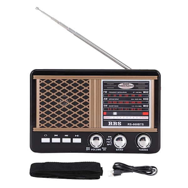 Hätäradio Akku- ja aurinkokennoilla, taskulamppu ulkoiluhätätilanteisiin