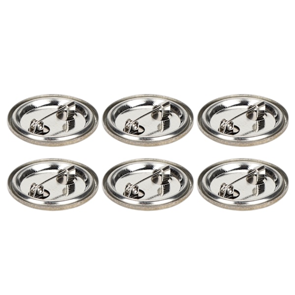 100 stk tomme stiftknapper Runde sikkerhetsmerker Emblem Medaljedeler Tilbehør for håndverkspresenter Souvenirs 25 mm/1.0in