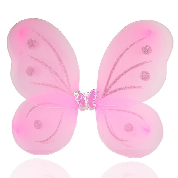 Fargerike sommerfuglvinger for barn pink