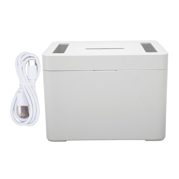 Timed Lock Box Metall LED Display 365 Days Self Control Time Lock Container med barnlås för telefoner Snacks M