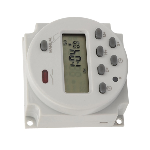 Liten type 7-dagers programmerbar digital visningstimerbryter 1S~168h 5VA(5V DC)