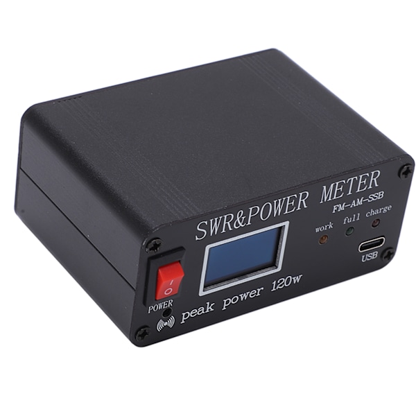 Shortwave Power Standing Wavemeter SWR och Power Meter Standing Wavemeter Aluminiumlegering