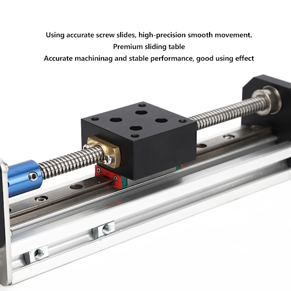 BACHIN Lineær Bevægelse Glidebord CNC Skinneguide Glidetrin 1,8 grader Trin vinkel 300MM