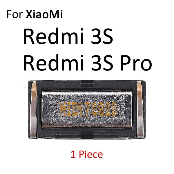 Öronsnäcka Ear Sound Top Högtalarmottagare för Xiaomi Redmi 4 Pro 3 3x 3s S2 Note 7 6 5 2 3 Pro 4 4x 6a 5a For Redmi 3S 3S Pro