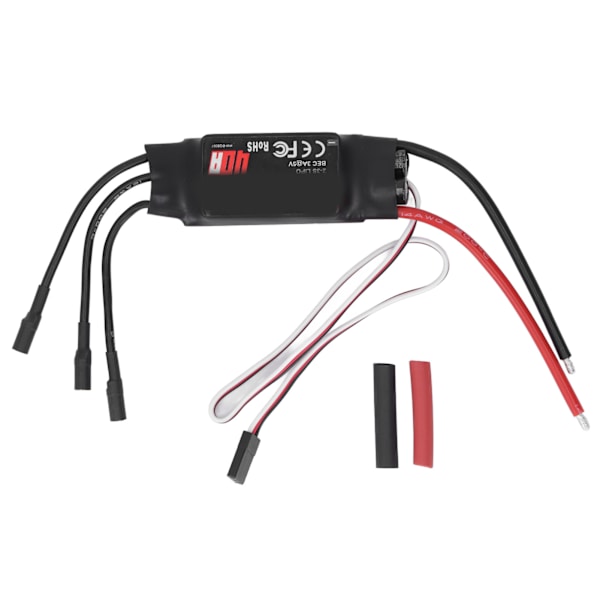 40A Harjaton ESC Elektroninen Nopeussäädin 5V 3A BEC RC Helikopterille Quadcopterille Hitsattu 3.5 Banaani Pää