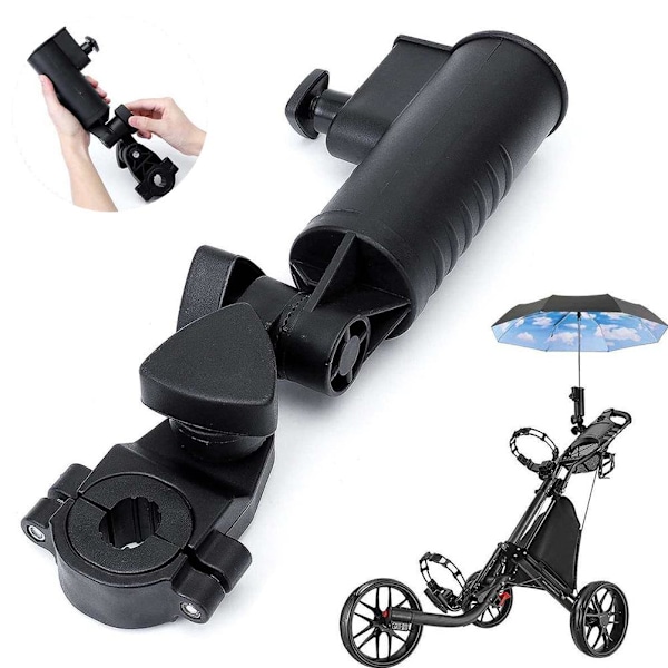 Paraplyholder Justerbart klemmestativ Universal Sort Vogn Paraplyholder til vogn Barnevogn Kørestol