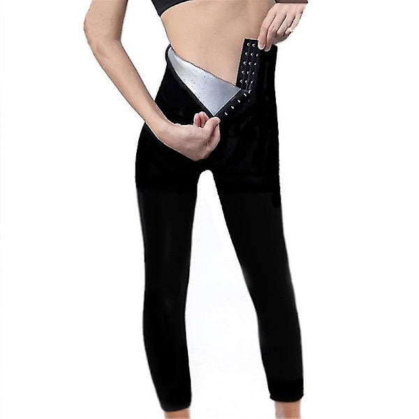 Højtaljede Slimming Hot Thermo Trænings Leggings til Kvinder