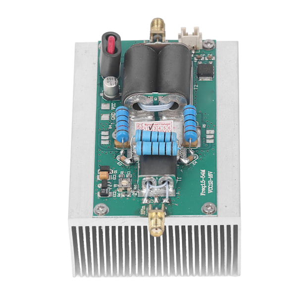 Kortvågseffektförstärkare 30W HF RF linjär förstärkare för Ham Radio SMA honkontakt DC12‑16V 1,5‑54MHz