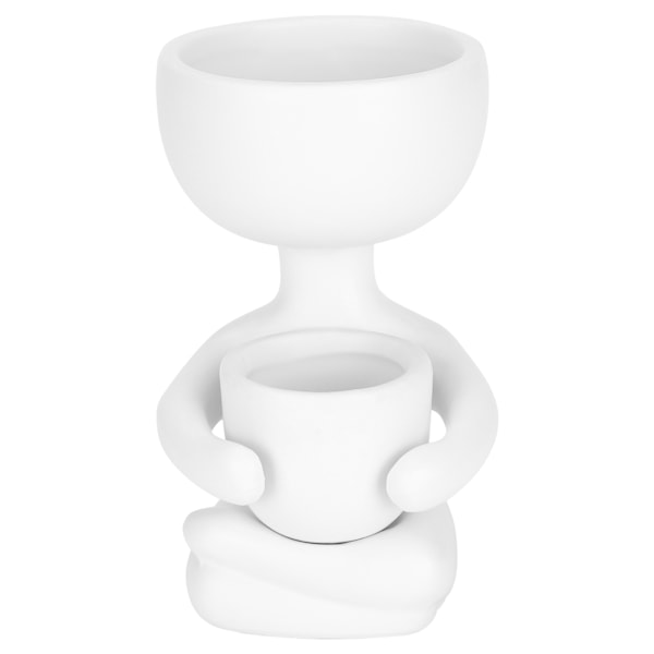 Blomkruka för Suckulenter Människoform Trädgårdsbehållare Blomkruka Ornament