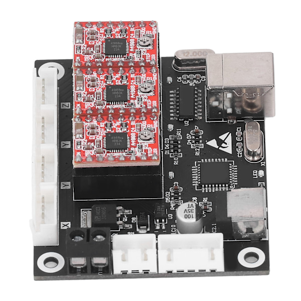 3-akselinen laserkaiverrusohjauslevy CNC-kaiverruskoneen emolevy USB-liitännällä