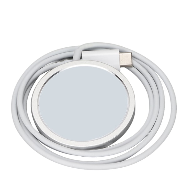 15W magnetisk trådløs lader Trådløs ladepute for iPhone 13 Pro 12 Pro Hvit