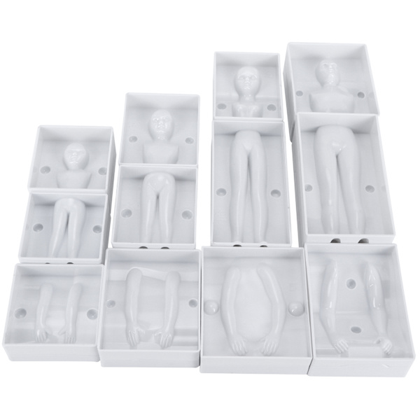 Menneskeformet Kagefigur Form Kropsmodel DIY Bage Fondant Kageforme Dekorationsværktøj