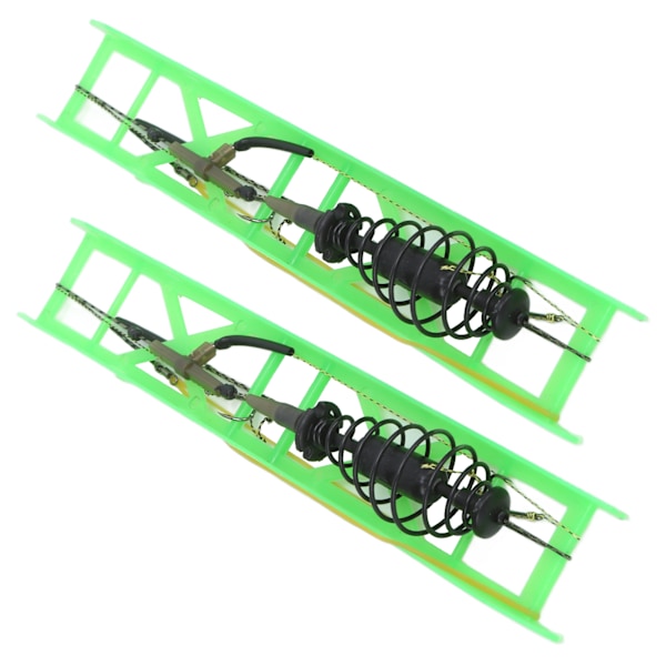 2 stk Fiske Agnsprings Lures Inline Fiske Agnsprings Hengende Takling Verktøy med Kroker 60g