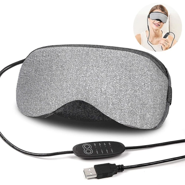 1 st Bärbar kall och varm USB uppvärmd ögonmask + återanvändbara isgeler