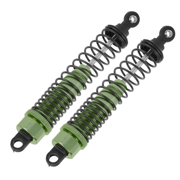 2 stk 108mm RC metallstøtdempere for TRAXXAS SLASH 2WD RC bil oppgraderingsdeler Grønn