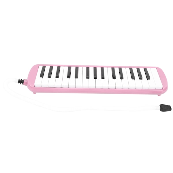 IRIN Melodica 32 Tangenter Vindmusikinstrument Velegnet til Begyndere Øvelsespose (Rosa)