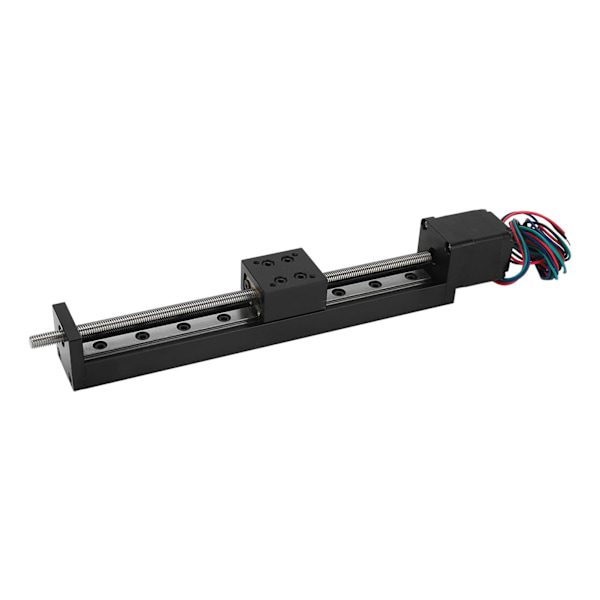 150 mm Slag linjär glidbord Legering Mini hög noggrannhet T-form skruv Enkelskena linjär rörelsesteg för X Y Z-axlar