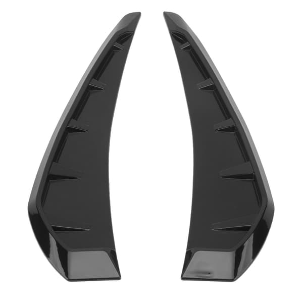 2 stk. Side Fender Vent Luftutløpsdekaler Deksel Stilig Robust Dekorativ Økt Ventilasjon Utskifting for 1-serie E90 E91 Blank Svart