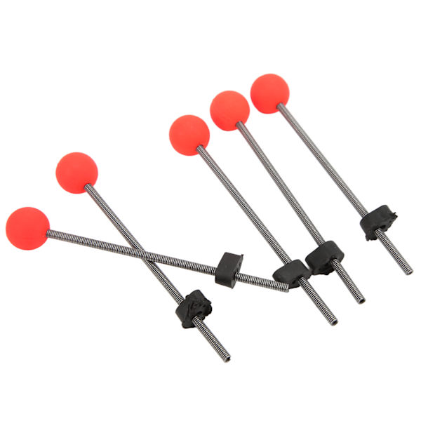 5 ST Mini Vinteris Fiske Stang Toppspiss Bærbar Utendørs Fiske Stang Rød Ball VårtipsM