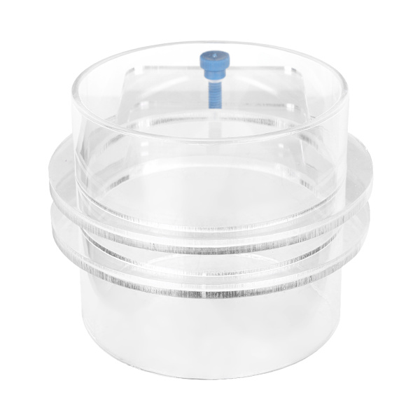 Transparent akryl Holdbar justerbar akvariefiskfoder Fish Tank Tiepiece Fodercirkelring 100 mm