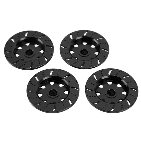 4-Set RC Aluminiumsleiv Bremseskive Kalipersett for Axial RBX10 Ryft 1/10 RC Bil Oppgraderingsdeler Svart