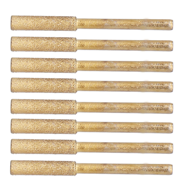 8 kpl sähköinen sahanterän hiomakivet Helppo asennus Tehokas metallin kiillotustyökalu puumuotille 4,8 mm